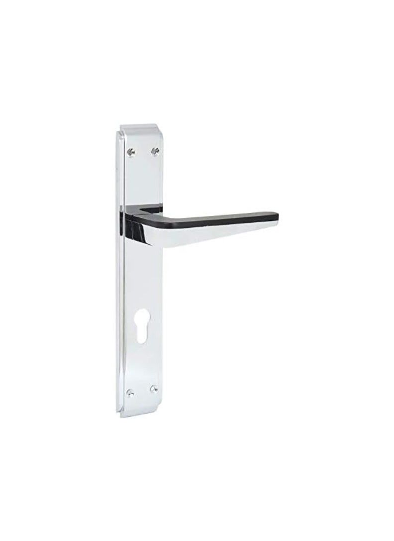 KNP KNP Silver Door Lockset (Handle and Lockbody) 85MM perfect for standard doors, providing secure locking while complementing any interior décor.  - Image 1