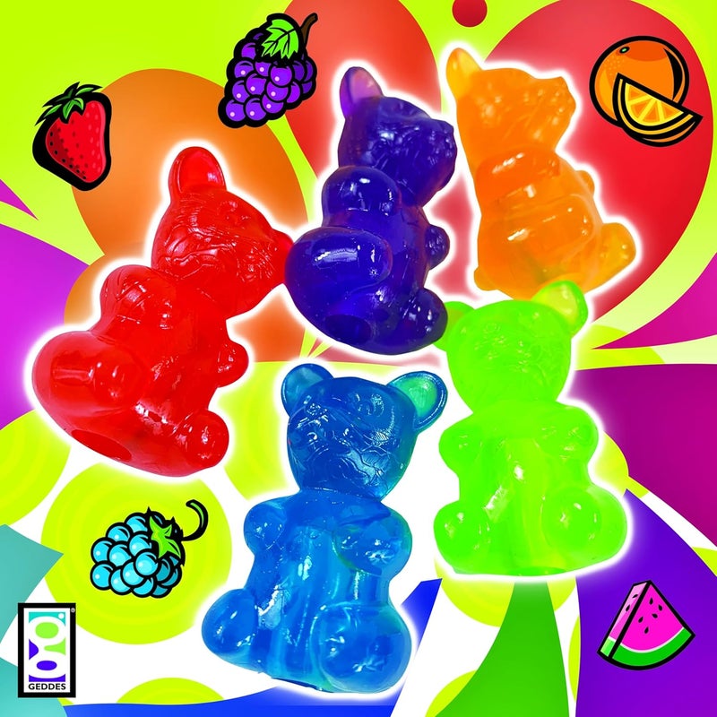 Geddes Raymond Gummy Bear Scented Pencil Toppers - Pack of 24 - Fun and Colorful School Supplies for Kids - Image 3