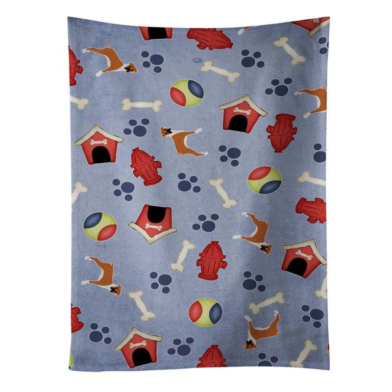 Caroline's Treasures ""Caroline's Treasures BB4054KTWL Dog House Collection Boxer Kitchen Towel  25"""" x 15""""  Multicolor""
