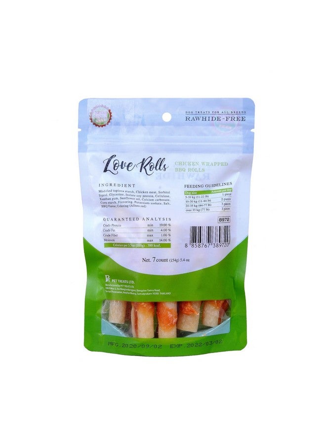 Rena 'S Love Chicken Wrapped Barbeque Rolls, 7 Pieces, Bbq-Flavoured, 308G (Pack Of 2) - Image 3