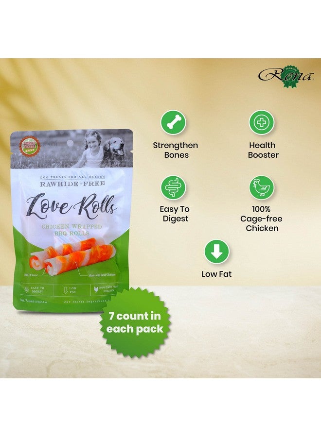 Rena 'S Love Chicken Wrapped Barbeque Rolls, 7 Pieces, Bbq-Flavoured, 308G (Pack Of 2) - Image 5