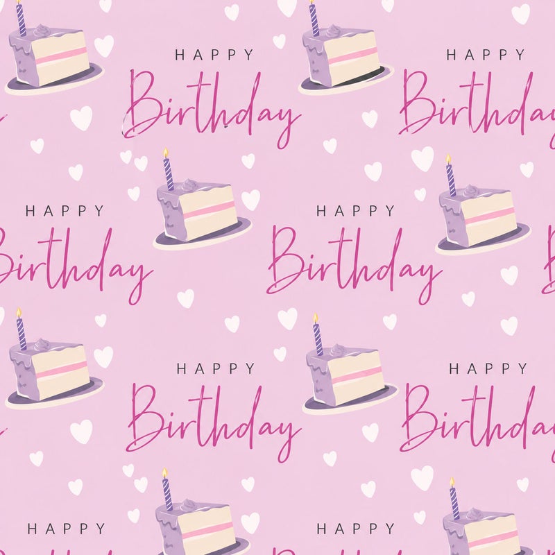 Tallon Roll Wrap Value 3M Happy Birthday Design Assorted (4 Pcs) - Image 4