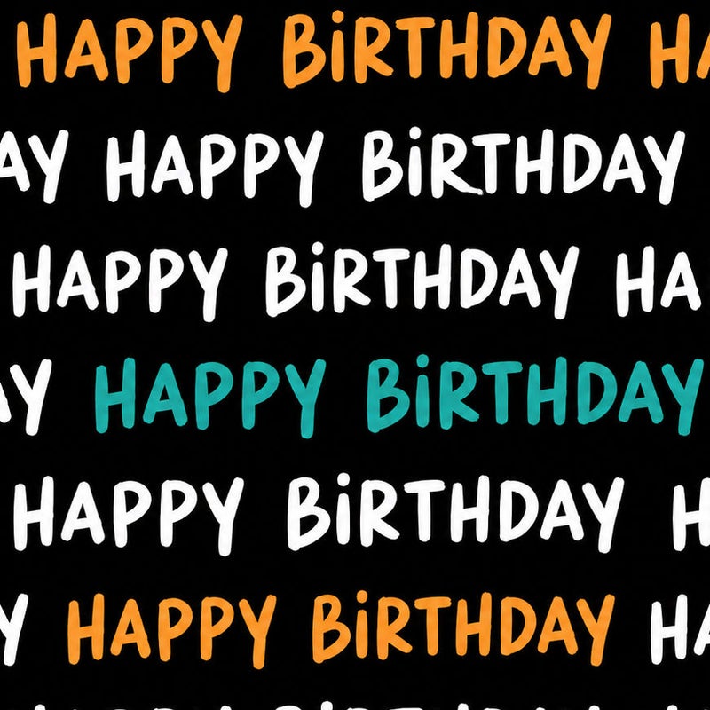 Tallon Roll Wrap Value 3M Happy Birthday Design Assorted (4 Pcs) - Image 5