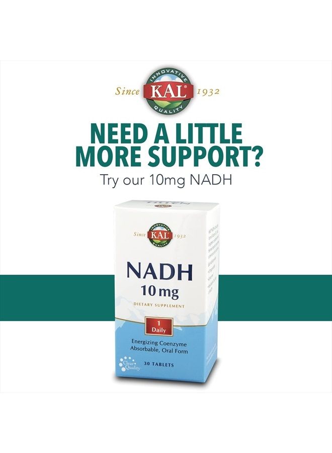 KAL NADH 5mg 60ct (60 Tablets, 60 Serv) - Image 5