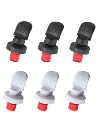 SYOSI 6Pcs Vacuum Wine Bottle Stopper, Reusable Bottle Sealer Plastic Bottle Stopper Wine Corks for Wine Champagne Beer to Keeps Wine Fresh - pzsku/Z54181BB5FAB69E483512Z/45/_/1723107244/6b5187fa-66d8-446d-be6e-57628113c086