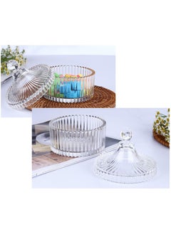 Luxoraq 300ml/10oz Elegant Crystal Candy Jar with Lid – Premium Glass Decorative Candy Dish Bowl – Tent Shaped Royal Style Biscuit Jar – Perfect for Wedding Candy Buffet, Home, Office, and Gift Use  - Image 4