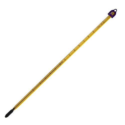 SP Scienceware H-B Instrument B60301-0200 Easy-Read Glass Thermometer, -20/110C, Partial, 300mm - Image 1