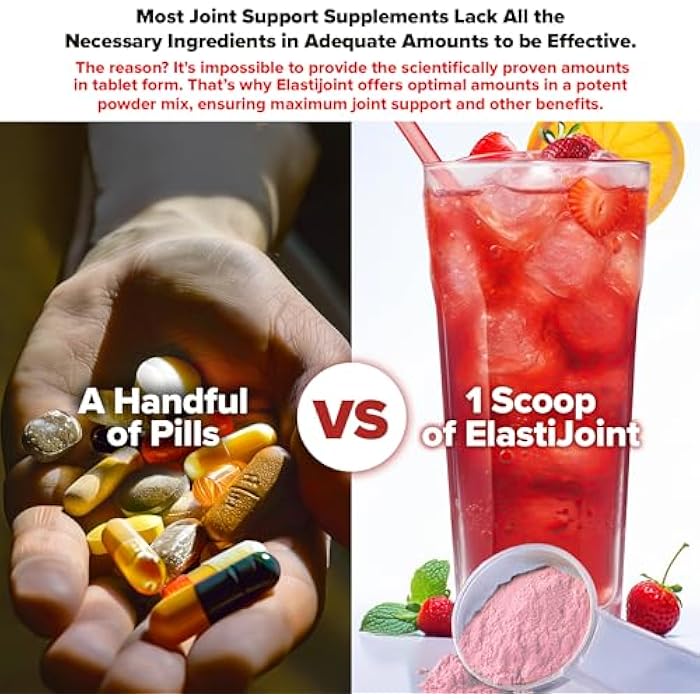 Labrada Nutrition Elastijoint, Fruit Punch, Glucosamine Joint Support Supplement Powder for Men & Women, Health Supplement with MSM, Glucosamine Chondroitin MSM - Gluten-Free - Image 3