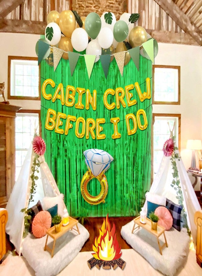 Roaring Good Time Cabin Crew Before I Do Balloons Camping Bachelorette Party Decorations Sign Banner for Cabin Mountain Bridal Shower Engagement Wedding - Image 5