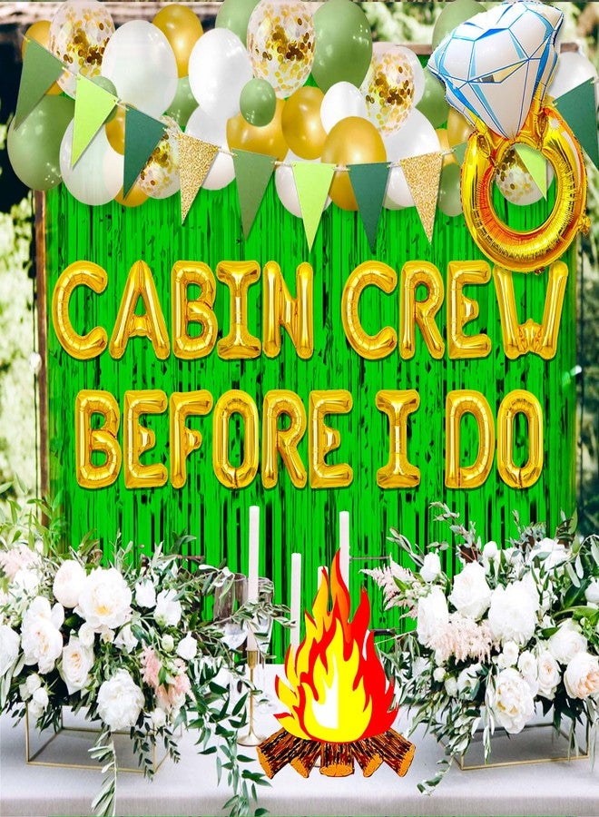 Roaring Good Time Cabin Crew Before I Do Balloons Camping Bachelorette Party Decorations Sign Banner for Cabin Mountain Bridal Shower Engagement Wedding - Image 4
