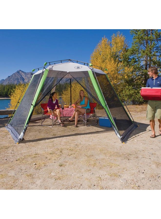 Coleman Skylodge Screened Canopy Tent with Instant Setup, 10x10/15x13ft Portable Screen Shelter with 1-Minute Setup for Bug-Free Lounging, Great for Picnic, Yard, Beach, Park, Camping, & More - Image 2