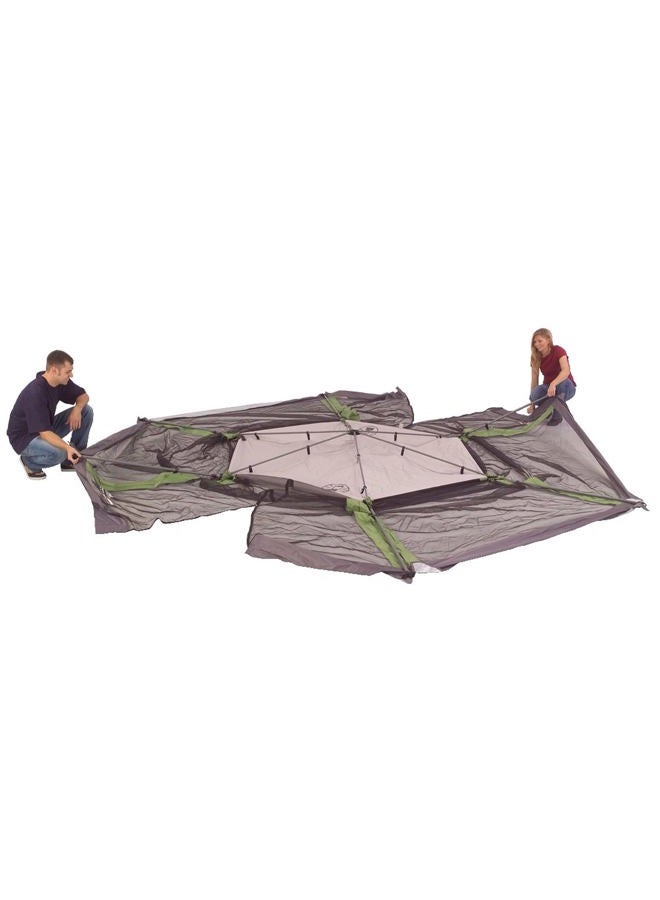 Coleman Skylodge Screened Canopy Tent with Instant Setup, 10x10/15x13ft Portable Screen Shelter with 1-Minute Setup for Bug-Free Lounging, Great for Picnic, Yard, Beach, Park, Camping, & More - Image 4