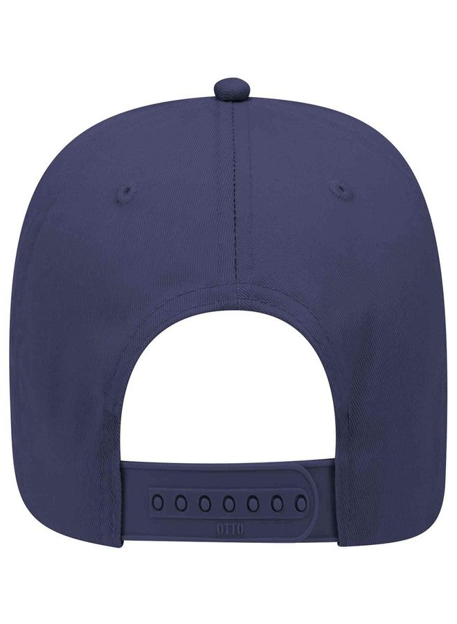 OTTO Wholesale 12 x Cap 5 Panel Mid Profile Baseball Cap (004 - Navy) (OSFM - Adult) - Image 3
