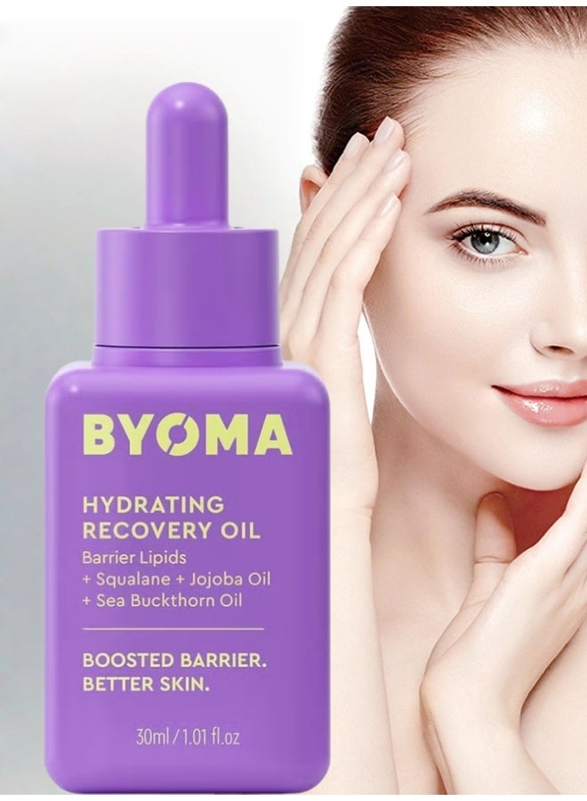 بيوما زيت الاستعادة المرطب - زيت وجه فاخر مع سكوالان وزيت الجوجوبا وزيت نبق البحر - بشرة مشرقة ومتألقة بشكل فوري - زيت وجه لترميم الحاجز 30 مل - Image 1