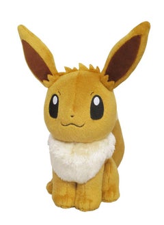 Sanei Pokemon All Star Series Eevee Stuffed Plush, 8", Brown (Pp07)  - Image 2