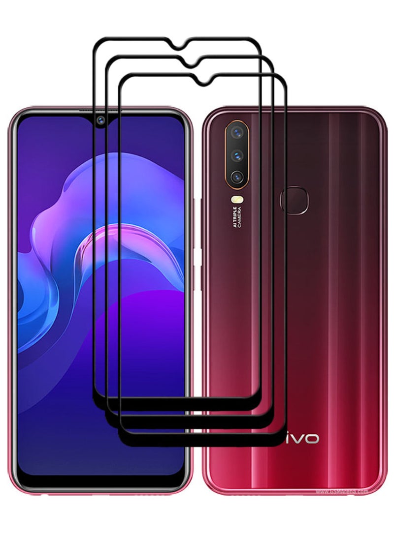ACLIX 3 Pieces Antistatic ESD Dustproof Premium Quality High Definition Tempered Glass Screen Protector Designed For vivo Y12 - Image 1