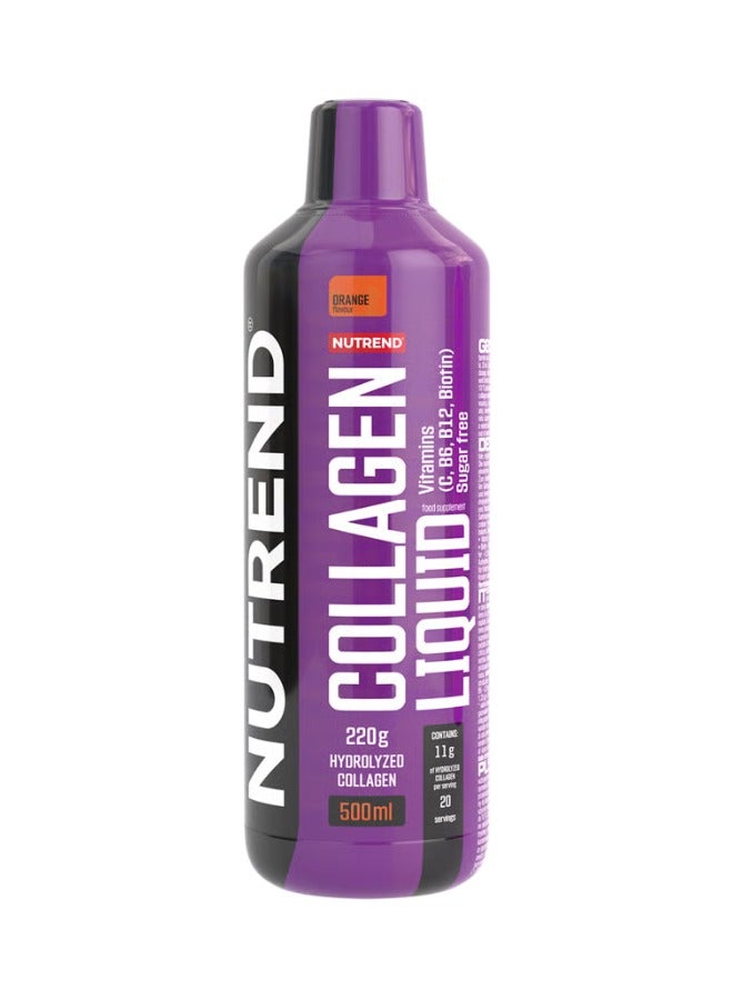 Nutrend Collagen Liquid 500ml Orange Flavor