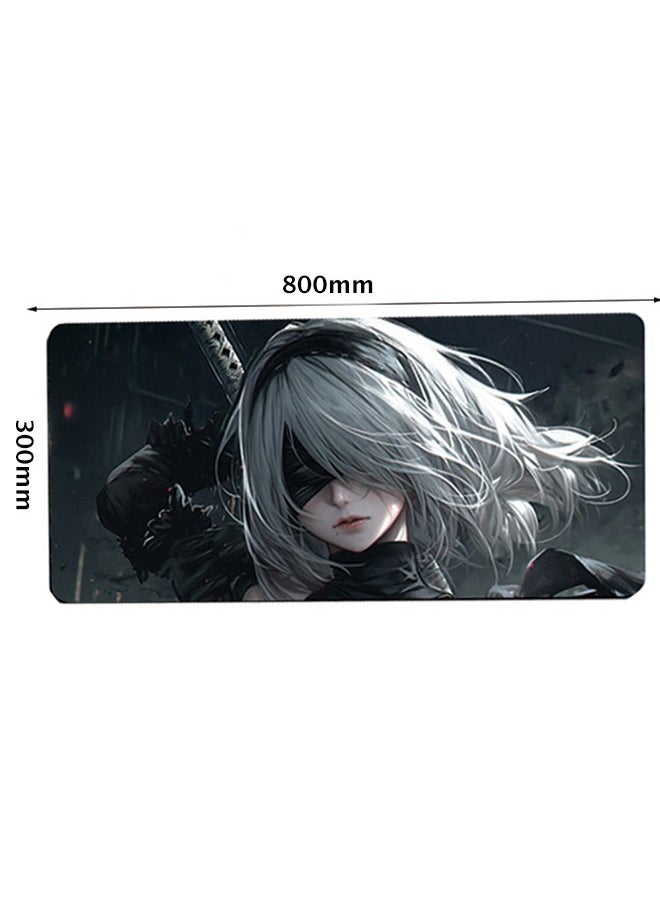 Beauenty One Piece Extra Large Mouse Pad, Gaming Mouse Pad, Anime Mouse Pad, Full Desk Pad, XXL Bigmouse Pad with Anime, Waterproof Non-Slip Desk Decoration (80cm * 30cm )  - Image 2