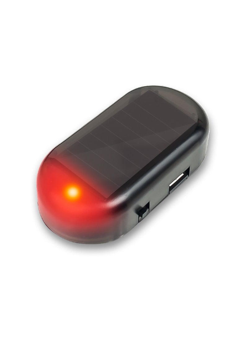 Generic Solar Powered Car Alarm LED Simulator Caution/Red 
