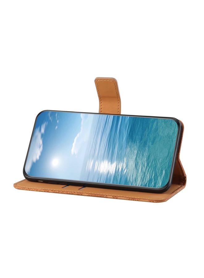 S-TOP Case For Infinix Zero 30 4G Ethnic Style Embossed Pattern Leather Phone Case - Image 5