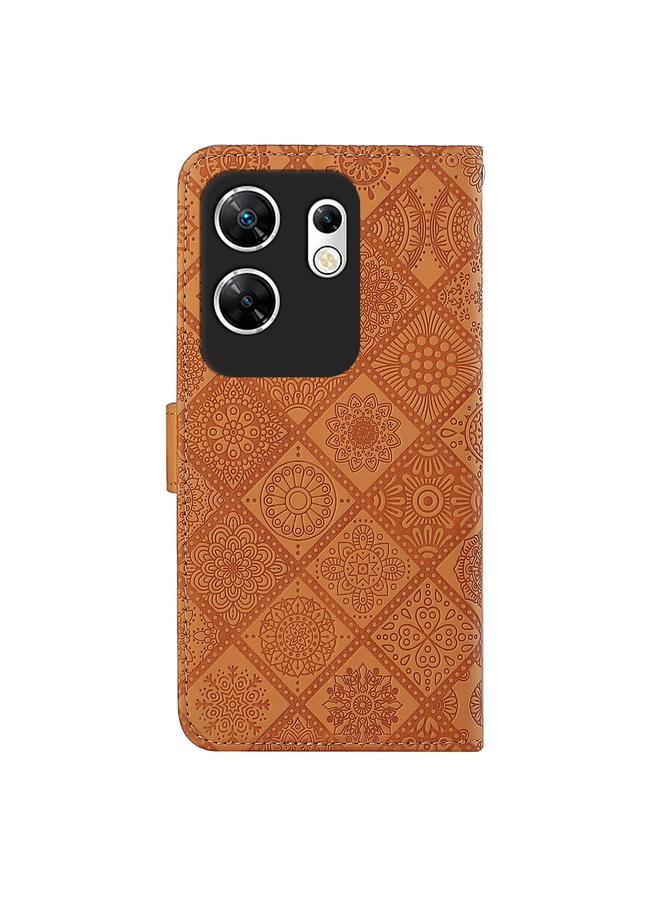 S-TOP Case For Infinix Zero 30 4G Ethnic Style Embossed Pattern Leather Phone Case - Image 3
