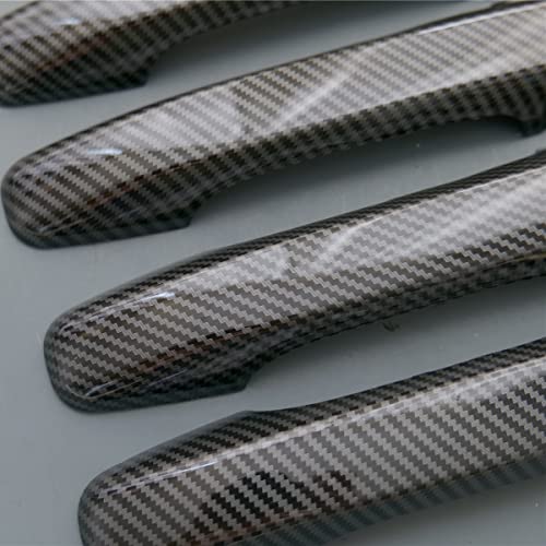 ZiWen 1 Set Sport Carbon Fiber Style Door Handle Cover Trim for Honda Civic 2006-2011 Pilot 2009-2015 (Carbon Fiber Print) - Image 3