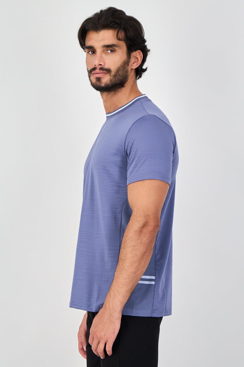 umbro Men Sportswear Fit Short Sleeve Training T-Shirt, Grey - Image 2