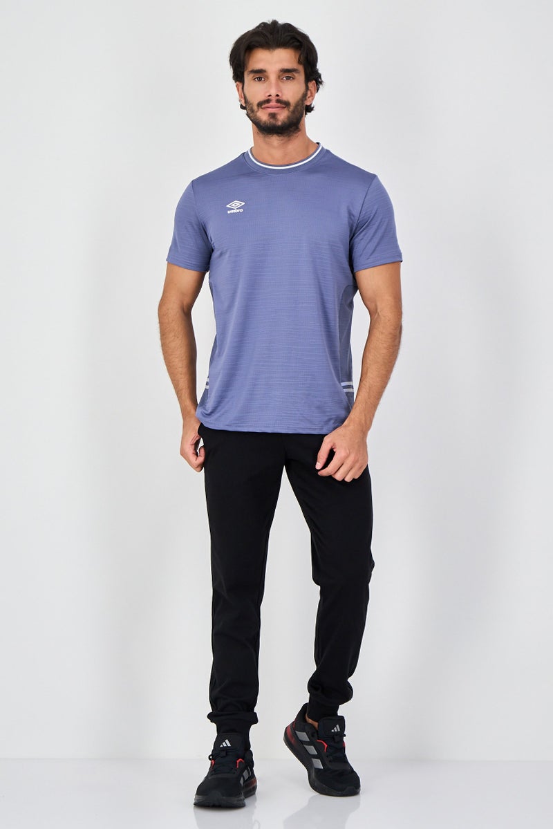 umbro Men Sportswear Fit Short Sleeve Training T-Shirt, Grey - Image 4
