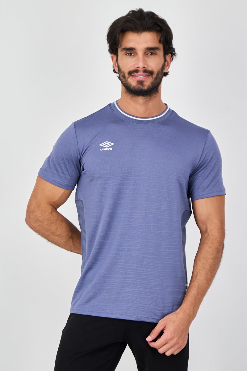 umbro Men Sportswear Fit Short Sleeve Training T-Shirt, Grey - Image 1