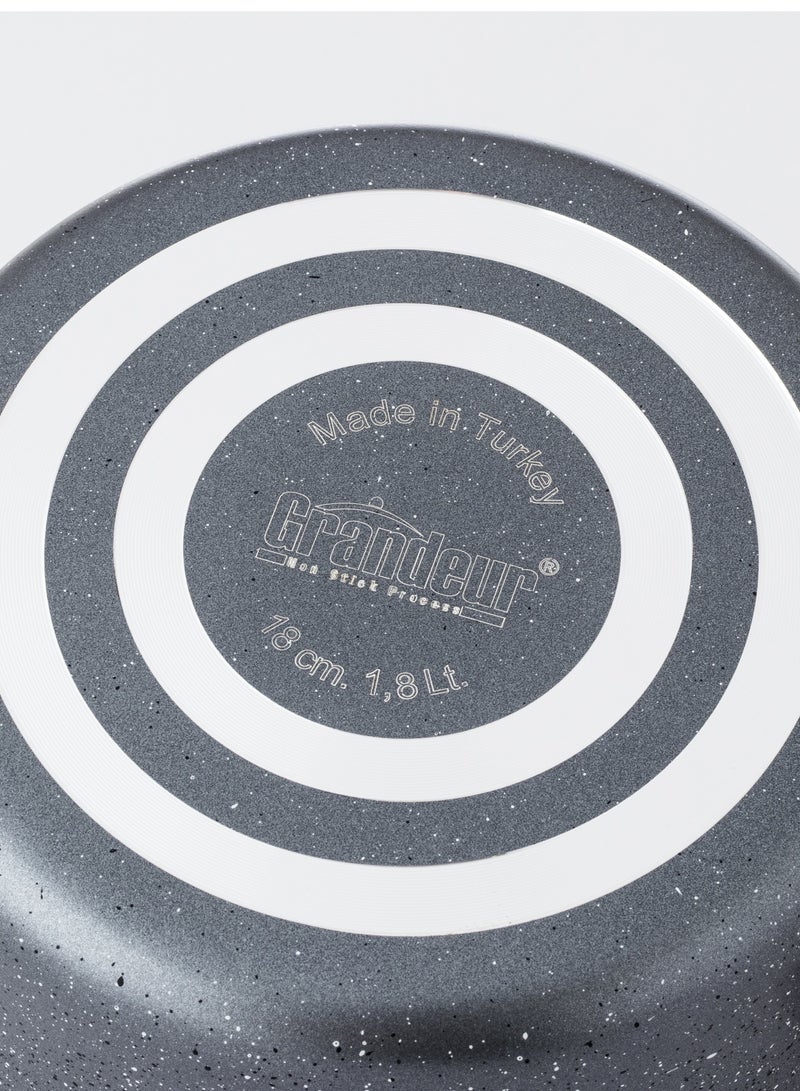 GRANDEUR 7 Pieces Narki Granite Cookware Set Grey - Image 2