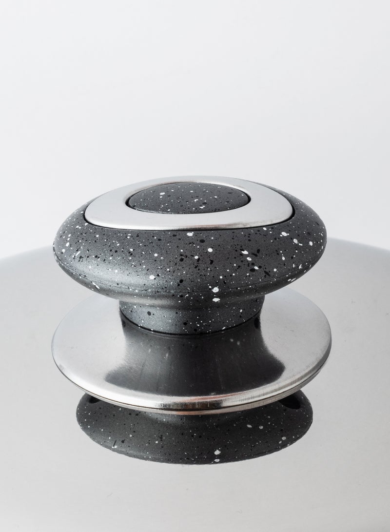 GRANDEUR 7 Pieces Narki Granite Cookware Set Grey - Image 4