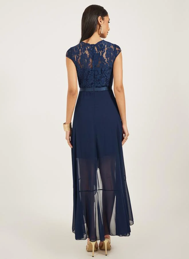 Take Two Lace Bodice Maxi Dress