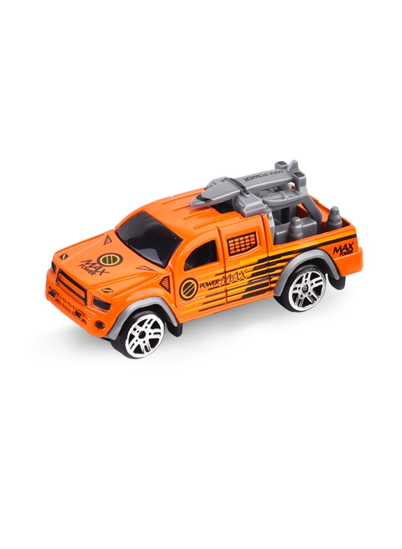 Little Story Alloy Sliding Pickup Toy Truck 6 Pcs-Multicolor  - Image 3