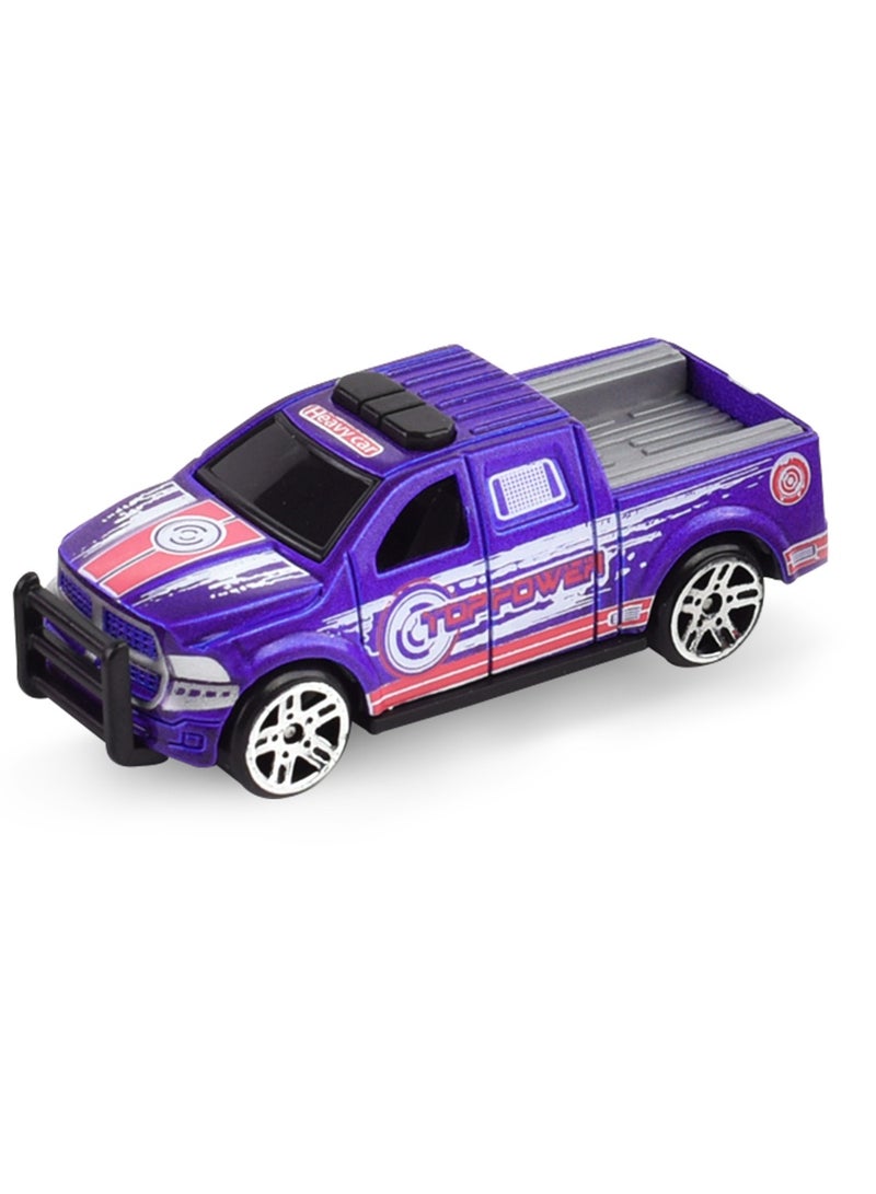 Little Story Alloy Sliding Pickup Toy Truck 6 Pcs-Multicolor  - Image 4