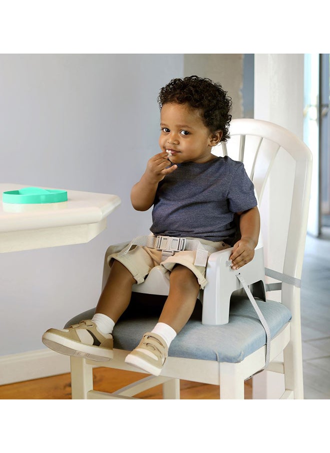 ingenuity 2-In-1 ITY Deluxe Learn-To-Dine Feeding Booster Seat, Dishwasher-Safe Plates, 3-Point Harness, Ages 6 Months+  - Image 3
