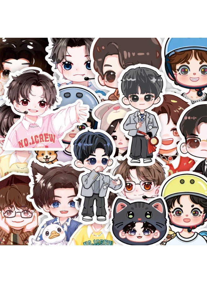 NIBEMINENT 75 Pcs Cartoon Detective Academy Deco Kit Waterproof Stickers, High Definition Printing Bright Colors, Suitable for Laptop Skateboard Luggage Water Bottle Guitar DIY - Image 2