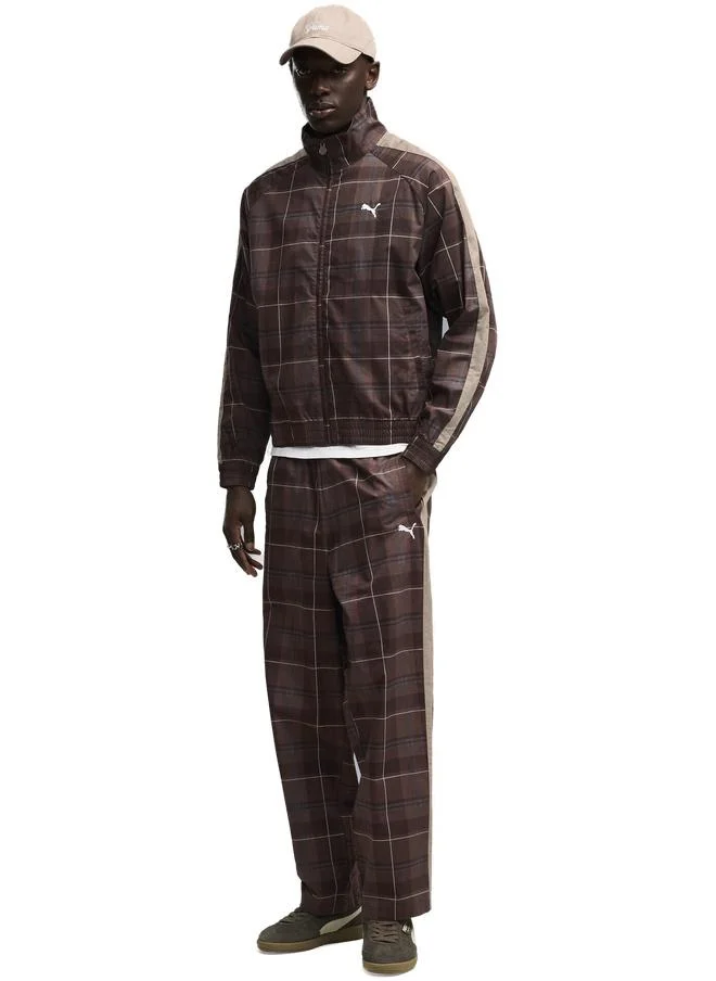 Puma T7 Relaxed Tartan Track Pants Men