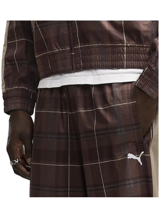 Puma T7 Relaxed Tartan Track Pants Men