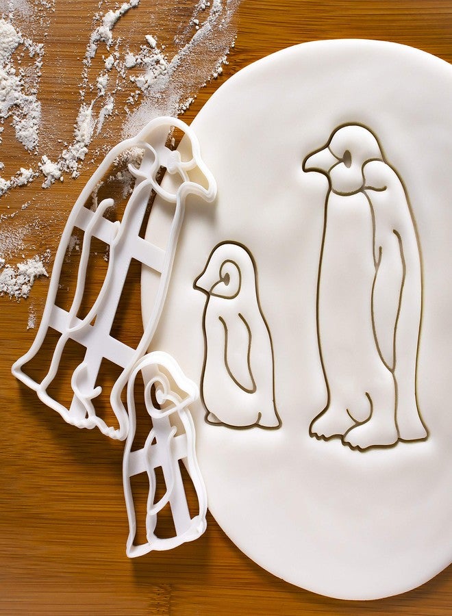 Bakerlogy Set of 2 Penguin cookie cutters (Designs: Baby Penguin and Emperor Penguin), 2 pieces - Bakerlogy - Image 2