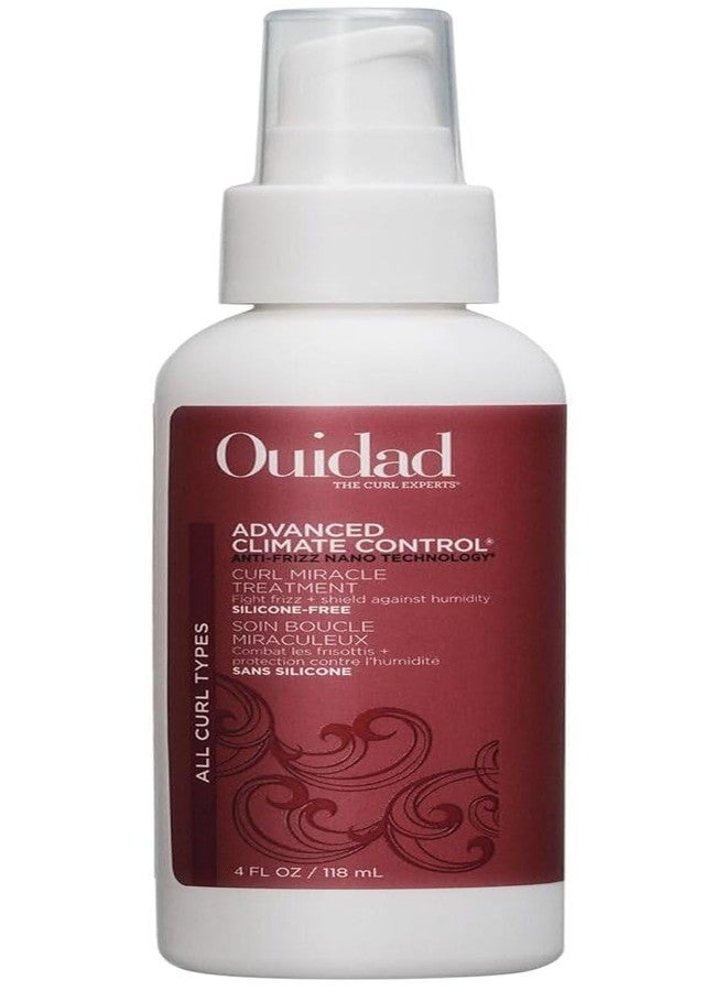 OUIDAD Advanced Climate Control Curl Miracle Treatment, Heat Protection & UV Defense, No Heat Required for Glass-like Curls, For All Hair Types, 4 Fl Oz - Image 1