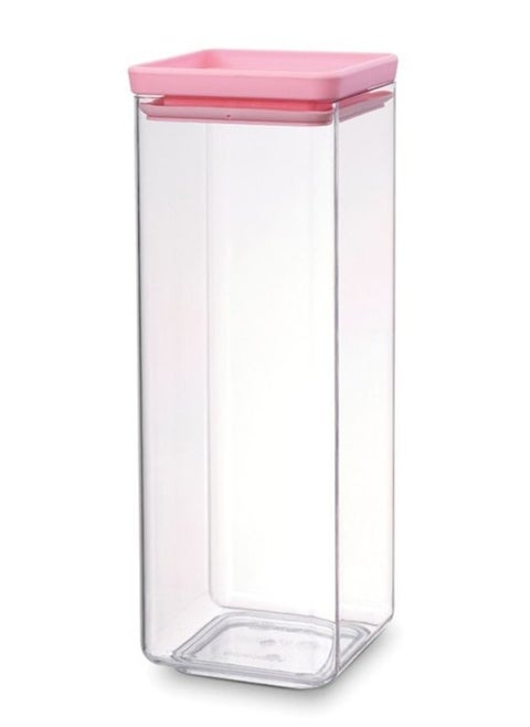 Square Cannister Storage Bottle Pink 2.5L