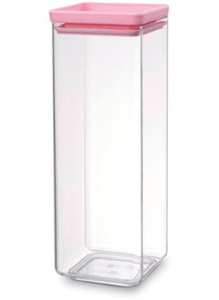 brabantia Square Cannister Storage Bottle Pink 2.5L  - Image 2
