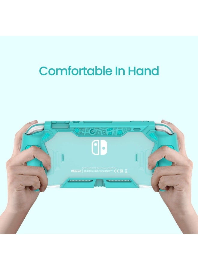 Peachjoy Smart Switch Lite Protective Case for Nintendo, Daily Gift Ergonomic Sturdy Full Protection Gift Idea with Thumb Grip Caps Sturdy Lite Case Full Protection Case for Family Happy Hours - Image 5