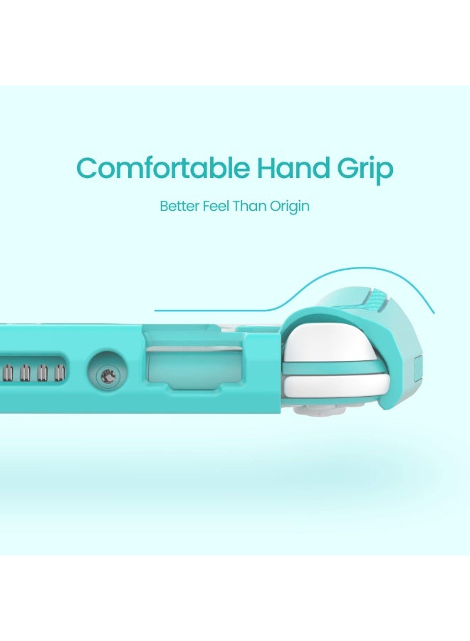 Peachjoy Smart Switch Lite Protective Case for Nintendo, Daily Gift Ergonomic Sturdy Full Protection Gift Idea with Thumb Grip Caps Sturdy Lite Case Full Protection Case for Family Happy Hours - Image 4