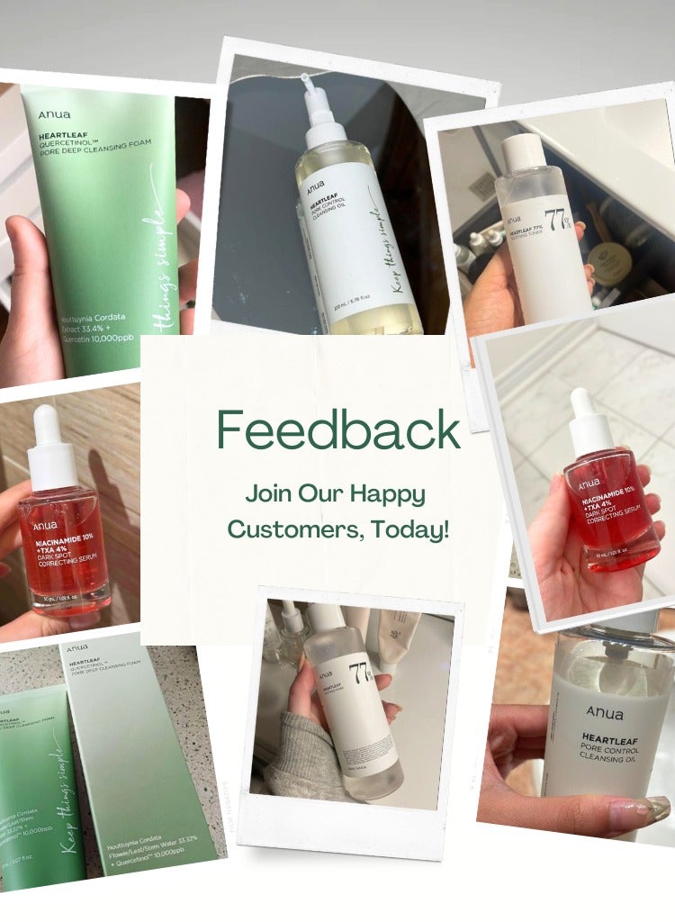 Anua Heartleaf Skincare Set - Pore Control Cleansing Oil - Quercetinol Deep Cleansing Foam - 77 Soothing Toner - and Dark Spot Correcting Serum with 10% Niacinamide & TXA for Clear - Radiant Skin - Face Scrubber - 630ml - Image 3