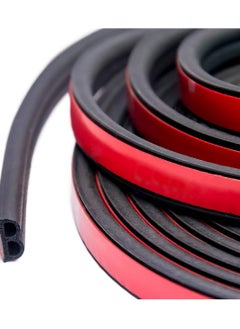 Oasisgalore 33ft Car Door Weatherstrip, 51/100" x 1/5" Rubber Seal, 2 Rolls of 16.5ft for Windows, Doors, Engine Cover.  - Image 1