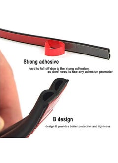 Oasisgalore 33ft Car Door Weatherstrip, 51/100" x 1/5" Rubber Seal, 2 Rolls of 16.5ft for Windows, Doors, Engine Cover.  - Image 5