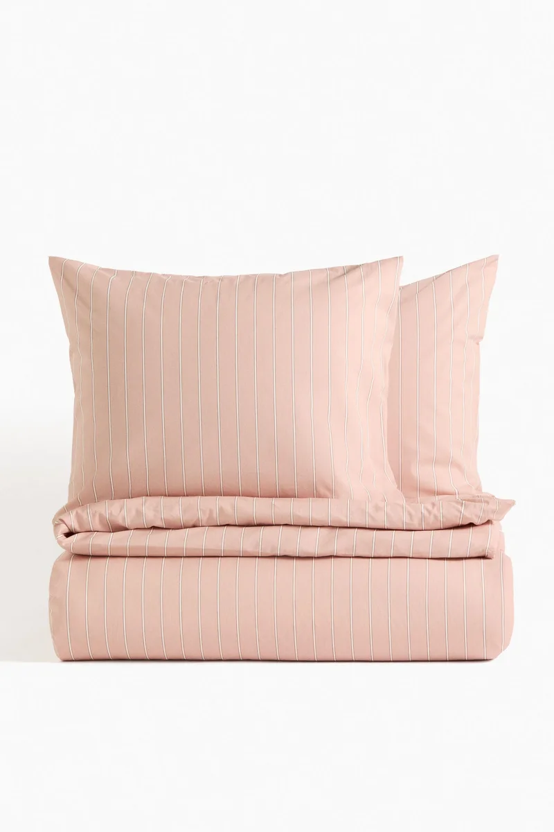 H&M Patterned double/king duvet cover set