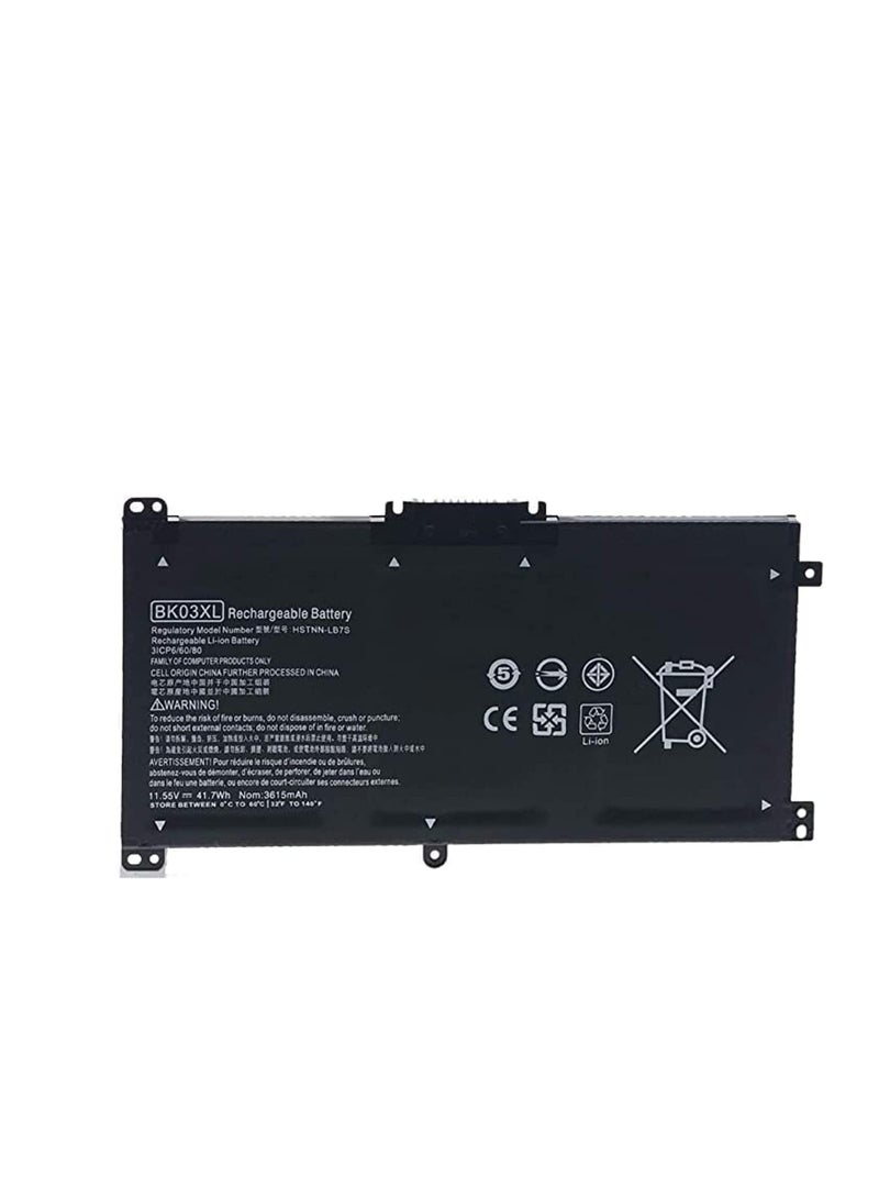 Terabyte 11.55V 41.7Wh  BK03XL HP Pavilion X360 14-BA016UR, HSTNN-UB7G TPN-W125 916366-541 916811-855 Tablet Laptop Battery - Image 1