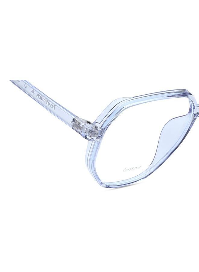 fastrack Light Blue Bugeye  Rimmed Eyeglasses - Image 5